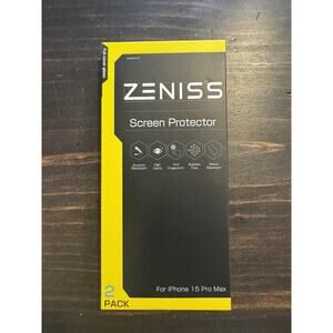 iPhone 15 Pro Max Screen Protector 2-Pack, Anti-Glare, Scratch Resistant, Zeniss